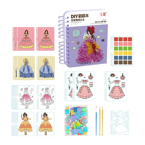Libro De Pegatinas Magnéticas Para Vestir Muñecas – Set Con 1 Muñeca Y Más De 20 Accesorios Reutilizables, Educativo
