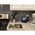 thumbnail image 2 of Cookies with Santa Claus Glass Cutting Board Large 12 in x 15 in, 2 of 5