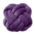 thumbnail image 2 of yuksok Chunky Yarn Crocheting Blankets DIY Jumbo Yarn for Throw Pillow Rugs Crochet Deep Violet, 2 of 9