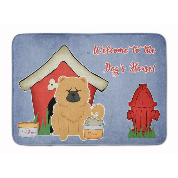 Dog House Collection Chow Chow Cream Machine Washable Memory Foam Mat