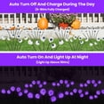 thumbnail image 2 of CHEERFUN 4Packs Solar Scary Eyeballs Lights Outdoor Halloween Decoration Swaying Path Lights with 24LED Waterproof for Yard Garden Patio Party Decor (Green+Purple), 2 of 10