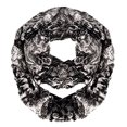 thumbnail image 1 of Peach Couture Plush Cowl Collar Faux fur Two Tone Infinity Loop Scarf, 1 of 1