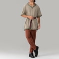 thumbnail image 4 of Men Medieval Costume Renaissance Templar Knight Vintage Tunic Tops, 4 of 6