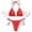 a-38Red9, variant on FINALGANG Womens Triangle Thin String Strap Solid Color Two Piece Bikini Set Side Tie Adjustable Bikini Bottom Minimal Slim Swimwear For Summer Beach Vacation Fashion Swimwear S