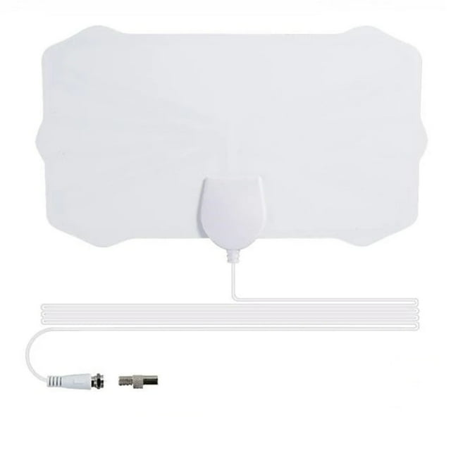Mistaha Antenne de Télé Numérique Intérieure Antenne HDTV Mini Récepteur de Signal HDTV avec Câble Coax pour