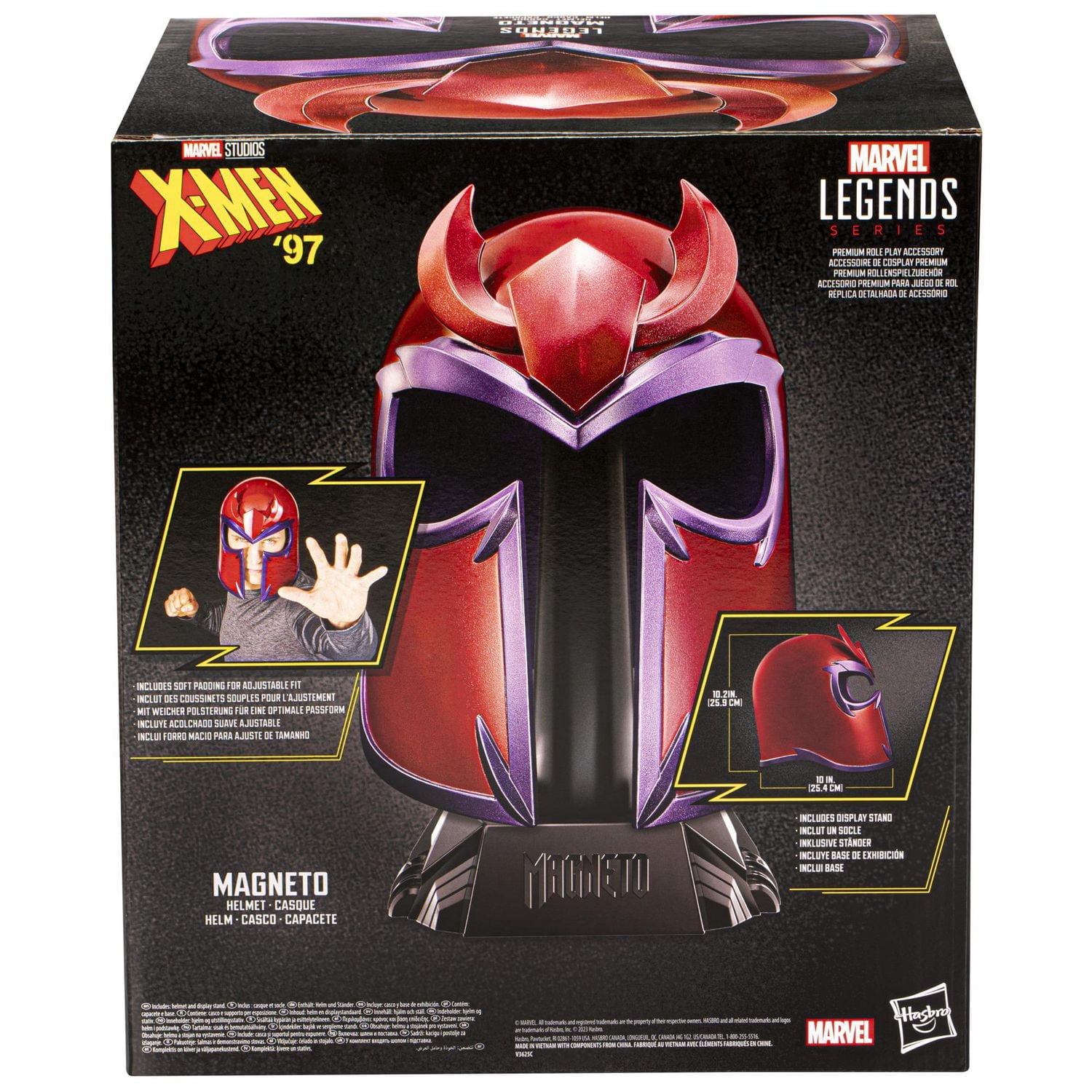 Marvel Legends Series Magneto Premium Roleplay Helmet, X-Men '97