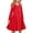 Red, variant on Arshiner Girls Long Sleeve Stretchy Dress A line Twirly Skater School Party Dress Black Tween 14 Years