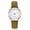 C003- Brown, variant on Work Watch, Everyday Watch, Water Resistant, Leather Watch Strap, Analog Watch, Stainless Steel Case, Soft Leather, White Dial, Date Free, Brown, 1 Pc, Fashion Watch, Gift for Her