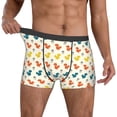 thumbnail image 2 of Kdxio Men's Boxer Briefs with Colorful Squirrel Print - Comfortable and Breathable Underwear for Everyday Wear, 2 of 7