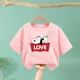 thumbnail image 3 of Camiseta de Snoopy para niño y niña, ropa de verano de algodón con dibujos animados, de manga corta Camisetas estampadas, regalo, 3 of 5
