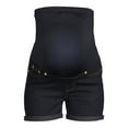 thumbnail image 6 of Oh! Mamma Women’s Maternity Double Rolled Cuff Shorts with Full Panel, 6 of 6
