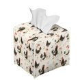 thumbnail image 6 of ZUXONGSY Chicken Square Tissue Box Covers Modern PU Leather Tissue Box Holder Customized Printed Tissue Cover Stylish Tissue Box Cover for Bathroom,Car,Bedroom, Hotel, Office, 6 of 7
