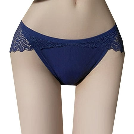 

AnuirheiH Women Sexy Open File Fascinate Embroidery Flowers Briefs 4-6$ off 2nd