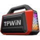 thumbnail image 1 of wonima11 Portable Bluetooth Speakers - Wireless Speaker 80W Peak, Loud Speaker with Light, Strong Bass, BT 5.3, TWS, IPX6 Waterproof, 20H Playtime for Home Party Outdoor Beach Camping - Red, 1 of 1