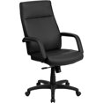 thumbnail image 2 of High Back Black LeatherSoft Swivel Ergonomic Office Chair w/ Memory Foam Padding, 2 of 12