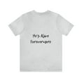 thumbnail image 3 of Women & Men's Jersey Short Sleeve Shirt | He Has Risen - Perfect Easter Tee, 3 of 10