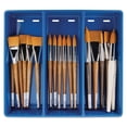 thumbnail image 1 of Set de pinceles Royal Brush Premier Taklon de madera dura, 18 piezas, 1 of 1