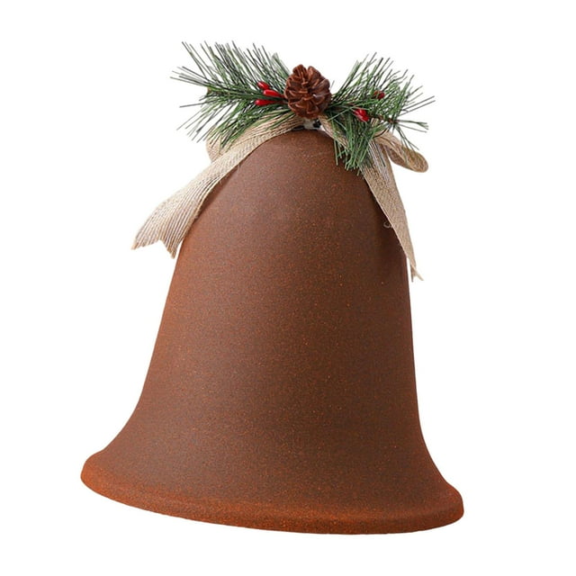 Adorno Colgante De Campana De Navidad Strade Fareast Limited Marrón Desgastado