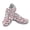 Ladybug Print Pattern, variant on FUIALDOLG Mesh Running Shoes for Walking, Breathable Low Top Athletic Sneakers for Women and Men, Purple Rose Floral Print