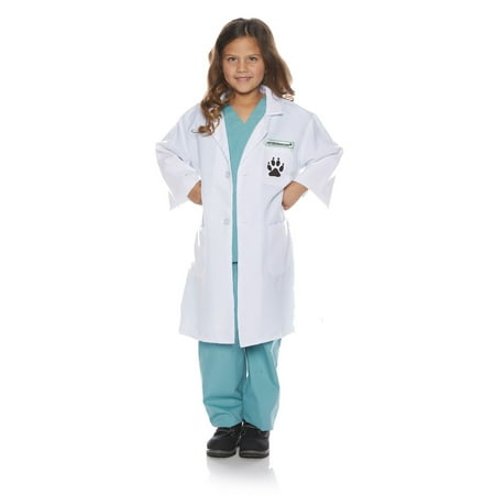 Veterinarian Girls Child Pet Doctor Animal Physician Costume