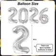 thumbnail image 2 of Globoons CHUN-YAN 2026, número 40 pulgadas, clase de graduación plateada, 2 of 7