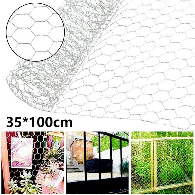 Wire Chicken Wire Fence Protective Hexagon Plant Yard Frame Chicken Fence DIY Outdoor Garden Wire Fence