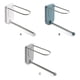 thumbnail image 3 of Cateissary Colgador de ropa montado en la pared, resistente al agua, para lavandería de Hotel, ropa de baño, soporte de secado, sin Almacenamiento y organización del hogar Gris, 3 of 6