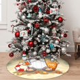 thumbnail image 4 of KLL 48" Christmas Tree Skirt Hello Summer Cute Gnome Xmas Tree Skirts Mat for New Year Xmas Holiday Party Indoor Outdoor Home Decoration, 4 of 5