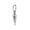 Silver-B, variant on Stainless Steel Triangle Celtic Knot Drop Earring for Men, Silver Tone Gift Jewelry