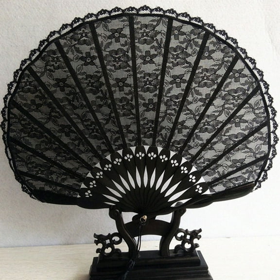 MLINS  2 Pcs Hand Fans for Women Foldable Portable Shell Shape Elegant