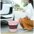 thumbnail image 6 of 5/10/17L Portable Folding Bucket  Multifunctional Thickened Silicone Bucket for Car Washing and Fishing  Camping Folding Bucket, 6 of 10