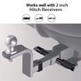 thumbnail image 3 of NATEFEMIN 2 Inch Hitch Silencer Pad Anti Rattle Cushion Reduces Road Noise for Car Bike Boat Motorcycle Trailers 3 Pack Receivers, 3 of 9