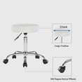 thumbnail image 6 of Ubesgoo Adjustable Height & Swivel Indoor Stool, White, 6 of 6