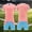 Style1-Pink outfits sets for boys, variant on Maqroz Boys Football Set Baseball 2 Piece Outfits School PE Gym Athletic Sweatsuits Summer Short Sleeve Compression Shirt and Shorts Sportswear 5-15 Years