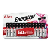 Energizer MAX AA Batteries (24 Pack), Double A Alkaline Batteries