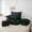 Black Teal, variant on Feelyou Tribal Moth Bedding Comforter Set 7pcs, Boho Skull King Bedding Sets