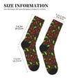 thumbnail image 3 of Vsdgher Chili2 Unisex Crew Socks Lightweight Breathable Ventilation Ankle Socks, Mid-calf socks for Daily, 3 of 7