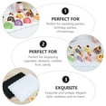 thumbnail image 2 of CIMAXIC 2Pcs Cake Display Rack White Plastic Cake Plate Stand for Birthday and Holiday Parties, 2 of 8