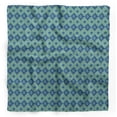 thumbnail image 1 of Bimba Green Aztec Geometric Printed Pure Silk Scarf For Hair Neck Head Bandanas For Women 40 x 40 Inches, 1 of 6