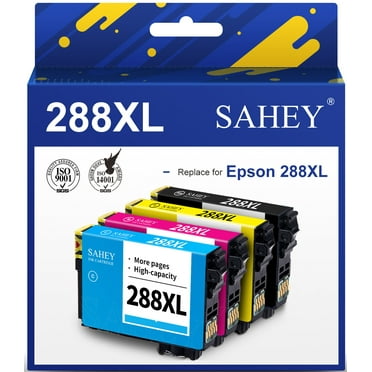 288XL Ink Cartridge for Epson ink 288 288XL to use with Expression Home XP-440 XP-446 XP-330 XP-340 XP-430 Printer(4 Pack,Black Cyan Magenta Yellow)