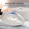 thumbnail image 4 of Yayeee Pillowcase Standard Size Set of 2 Satin Wrinkle Resistant Pillow Case, Yellow Cute Flower, 4 of 7