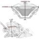thumbnail image 5 of La cola de la motocicleta de la lampara de luz de freno LED con las senales de vuelta de repuesto para Yamaha YZF R25 R3 Y15ZR MT07 FZ07 LC150, Rojo esquí esquí Gafas de esquí, 5 of 5