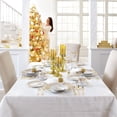 thumbnail image 4 of BrylaneHome 40 Piece Medici Porcelain Dinnerware Set (Service For 8), Includes Dinner & Dessert Plates, Bowls, Cups & Saucers, Elegant Gold Rim Pattern, 4 of 4