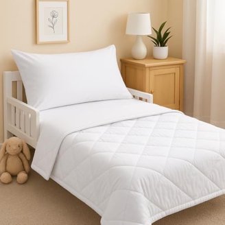 Barney Toddler Bedding, 5Pc Set, Comforter, Sheet, Pillowcase