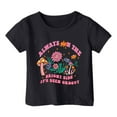 thumbnail image 1 of TZEWGL Tees For Infnat Graphic Print Round Neck Loose Short Sleeve Clothing For Infnants size 12-13T, 1 of 4