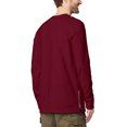thumbnail image 2 of Ma Croix Mens Long Sleeve Hipster Urban Tee Hip Hop Casual Longline Side Zipper Crewneck T Shirt, 2 of 6