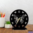 thumbnail image 4 of Handmadetneonsign Butterfly Tabletop Metal Clock, Butterfly Desktop Clock, Animal Clock Home Decor 047374, 4 of 4