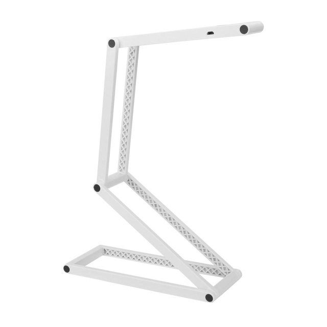 Lámpara de escritorio LED, luz de mesa recargable USB portátil plegable, 2 modos regulables para dormitorio