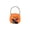 B001- Style A, variant on Halloween Candy Bags, Trick Or Treat Basket, Plastic Basket with Handle, Orange Jack O Lantern, Halloween Witch Decor, Halloween Goodies for Student, Treat Holding, Holiday Party