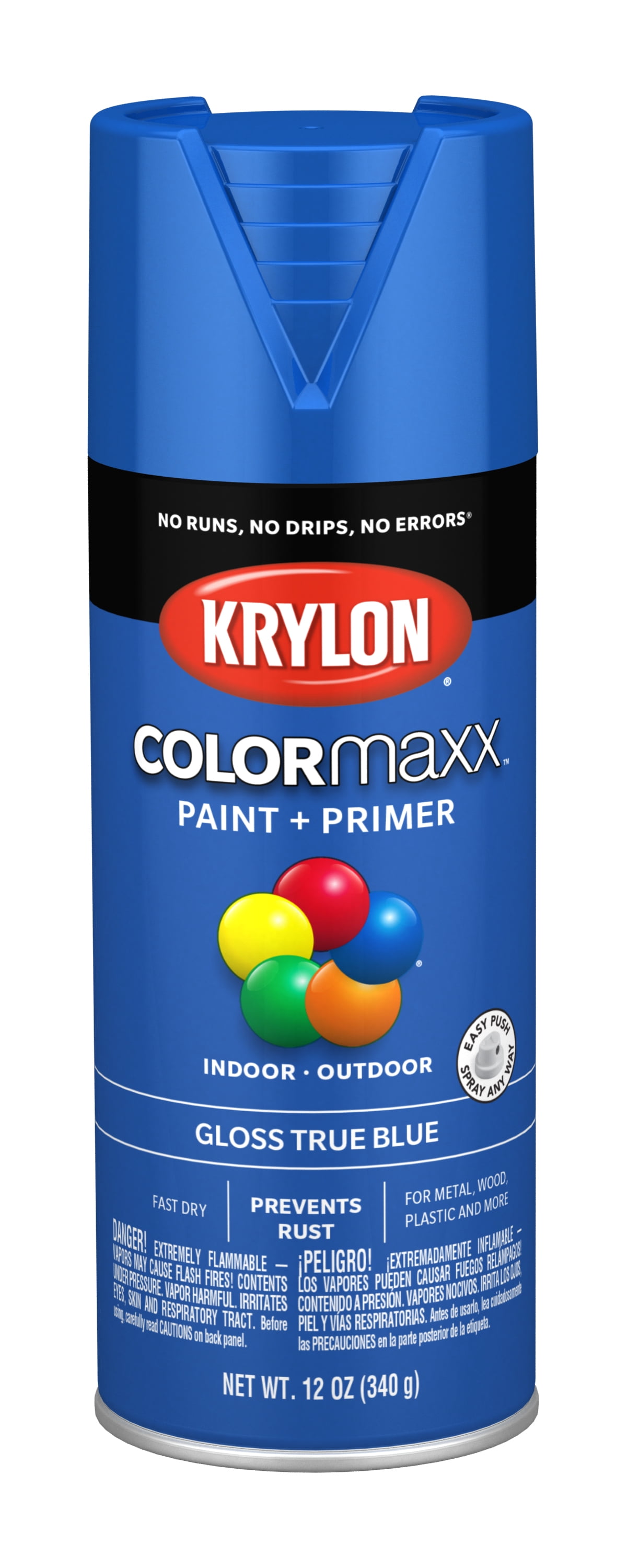 Krylon ColorMaxx 12 Oz. Gloss Spray Paint, Peekaboo Blue - Bliffert Lumber  and Hardware
